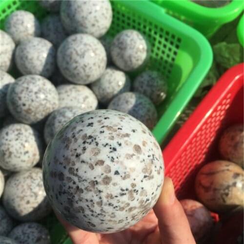 2.2LB New Arrival Wholesale Gemstone Sphere Tianshan Blue Polished Stone Balls