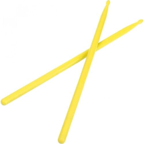 2pcs 5A Drumsticks Nylon Material Drum Durable Wood Sticks 5 Colors Optional