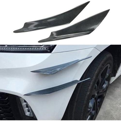 4PCS Universal Air Knife Car Surround PP Front Bumper Spoiler Lip Safe And Beautiful For Your Cars Drop Shipping