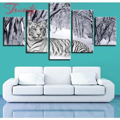 5D Diy Animal Tiger spuare&round diamond painting crystal 5d diamond embroidery diy crystal painting cross stitchsets