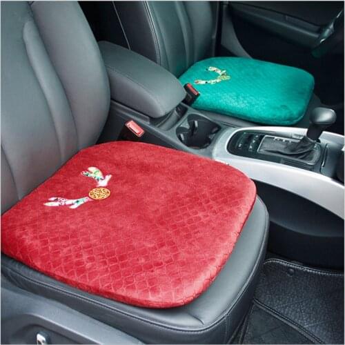 Chinese Style (Red/Green) Car Cushion Cotton Cushion Four Seasons Seat Cover For BMW MINI / Volkswagen vw golf 4 5 6 7/Audi