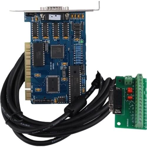 Cnc motion control card 3 axis cnc controller board pci card nc studio card nc studio software for cnc