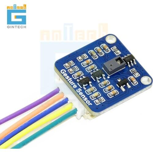 PAJ7620U2 Gesture Sensor, Recognises up to 9 gestures I2C interface