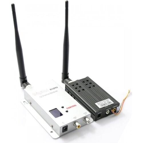 Fox-2500 FPV Wireless 8 Channel 2500mW AV Sender Video Transmitter & Receiver 2.5W TX+RX Set