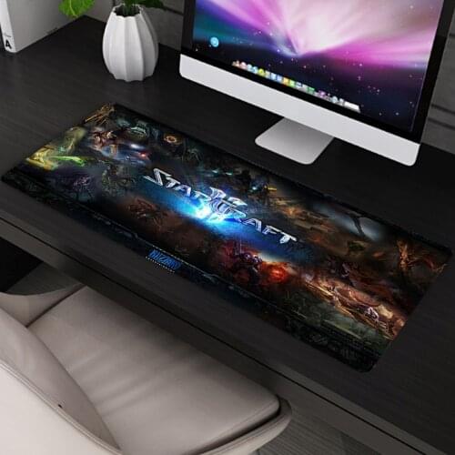 Hot sale gaming StarCraft mouse pad Natural Rubber soft Desk mause pad non slip Keyboard Pad Gaming Accessory Rug Fast Delivery