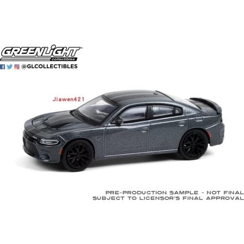 GreenLight 1:64 2018 Dodge Charger SRT Hellcat boutique alloy car toys for children kids toys Model original box