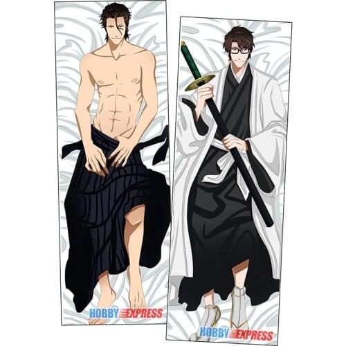 Hobby Express Anime Dakimakura Japanese Otaku Husbando Hugging Body Pillow Cover Sosuke Aizen Bleach ADP20531