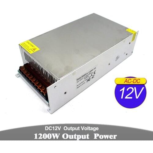 Power Supply DC 12V 13.8V 15V 18V 24V 27V 28V 30V 32V 36V 42V 48V 120W 200W 360W 500W 600W 800W 1000W 1200W Light Transformer