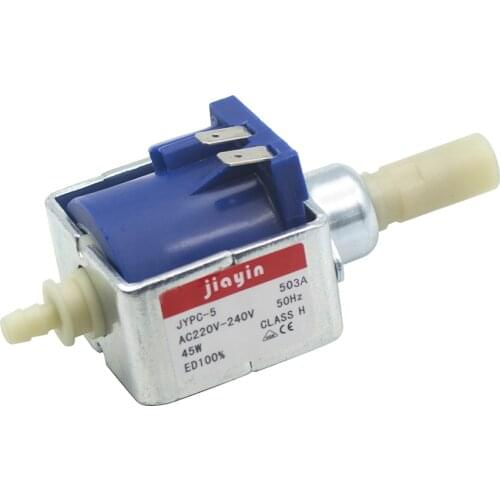 Jiayin JYPC-5 503A AC 220V -240V 45W 15bar 550cc/min Electromagnetic Solenoid Water Pump Steam Iron Pump for Coffee Machine,etc