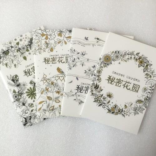 New 1Pcs Secret Garden Coloring Book Drawing Painting Books For Adult Kids