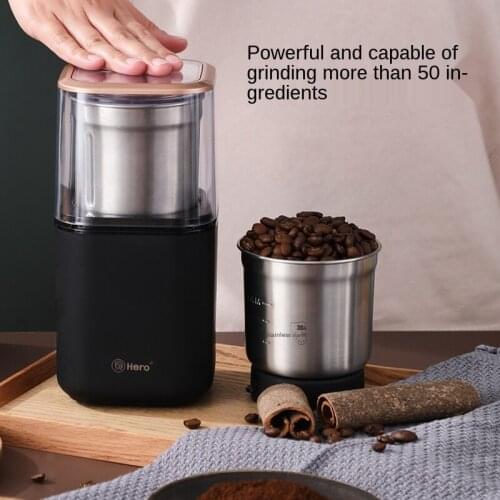 TT Coffee Grinder Electric Coffee Bean Grinder Household Small Grinder Stainless Steel Coffee Maker Mill