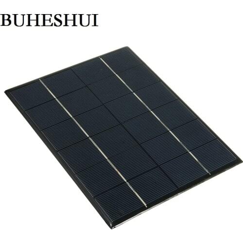 BUHESHUI 5W.2 6V Solar Cell Polycrystalline Solar Panel Solar Module DIY Solar Charger 5pcs/lot 165*210*3MM Epoxy Free Shipping