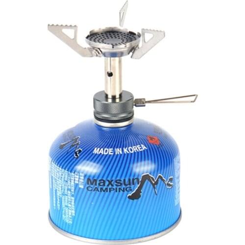 Portable Folding Mini Camping Stove Outdoor Gas Gas Stove Foldable Furnace Picnic Burners Stove Survival Cooking