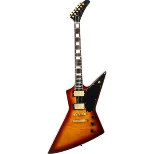 41 inch 22 Frets Mahogany Electric Guitar Figured Maple Professional