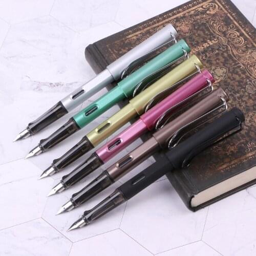 Luxury Mens Fountain Pen Business Student Gift Nib 0.38mm Calligraphy Durable