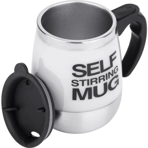 450ml Stainless Steel Self Stirring Mug Auto Mixing Drink Tea Coffee Cup Home Automatic Electric Coffee Cups