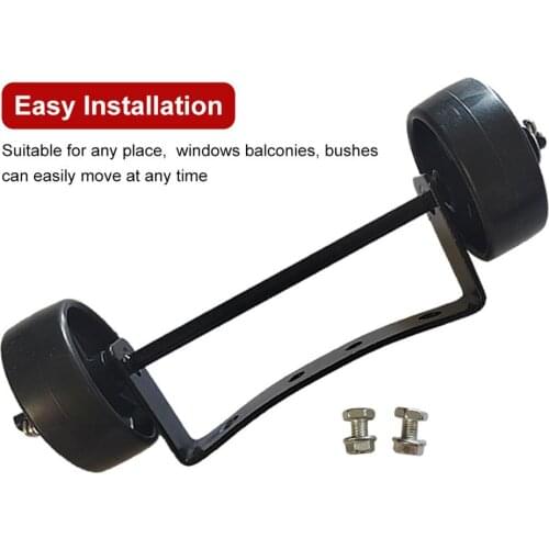 Universal Patio Heater Moving Pulley Two Wheels Replacement Accessories Outdoor Camping Hiking Picnic Stove Gas Heater Parts