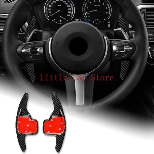 Carbon Fiber Steering Wheel Paddle Shifter Extensions Shift Paddles For BMW F16 F32 F45 F21 F22 F34 F36 F48 F15 F30 F39 F25 F26