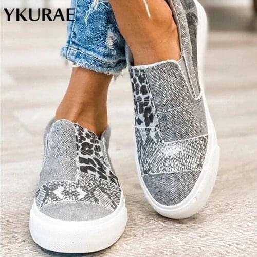 YKURAE Women Autumn Flat Shoes PU Canvas Gladiator Shoes Women Designers Wedge Ladies Casual Beach Office Party Sneakers FL346