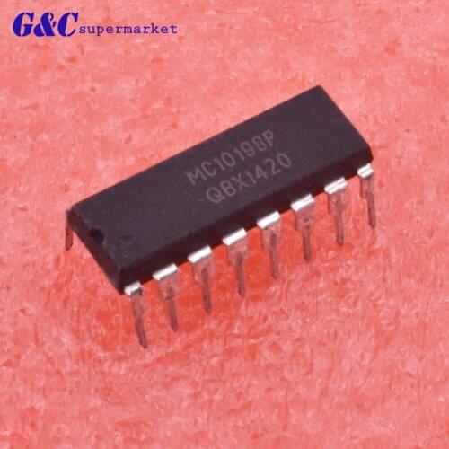 1/5PCS MC10198P MC10198 MC10198P Encapsulation:DIP-16 UM9508 95089 UMC IC ATF diy electronics