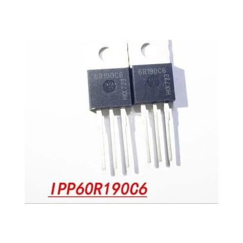 10pcs/lot IPP60R190C6 6R190C6 60R190 600V 18A TO-220 In Stock