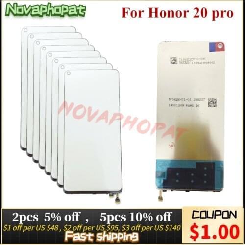 Novaphopat 100% Tested LCD Display Backlight Film For Huawei Honor 20 Pro / P30 Lite LED Back light 10pcs/lot