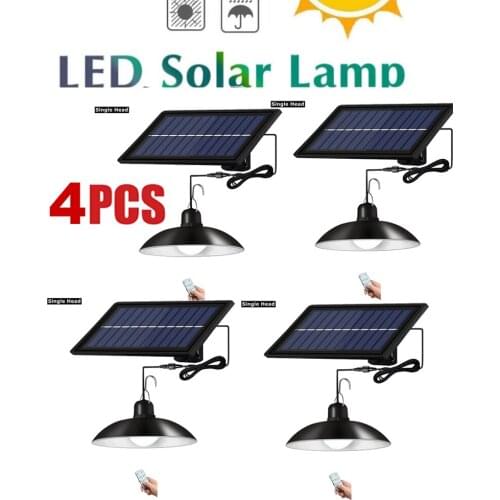4pcs Retro Lampshade Solar Pendant Chandelier solar Light Separable Wall Lamp Outdoor Path Yard Garden Fence Night Light New 3/6