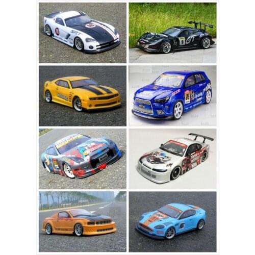YUKALA 1pcs/lot 1/10 rc car parts painted shell body 1/10 car accessories for 1/10 rc car 190mm Multiple choices