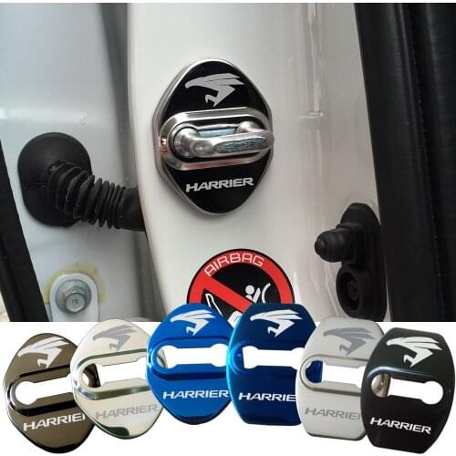 Car Styling JDM Case Door Lock Cover For Toyota Harrier Corolla 2008 Avensis Rav4 Noah Auto Accessories Car Emblems Stickers Car