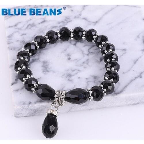 Manual New Men Women Bracelets Colors Mixed Healing Crystals Stone Chakra Pray Mala Heart Charm Jewelry popular Retro Stretch