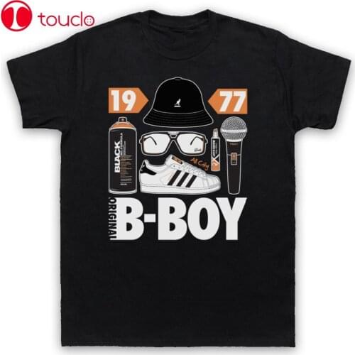 Summer Short Sleeves Cotton T-Shirt Original B-Boy Breakdancing Slogan Hip Hop Dance Retro Mens Womens T-Shirt Stays For Men