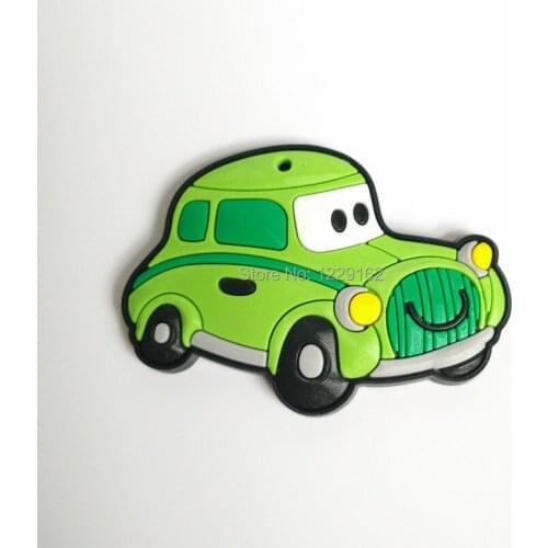 Hot sale!!! Cute Car fridge magnets whiteboard sticker Vehicle Silicon Gel Refrigerator Magnets Educational Kids gift