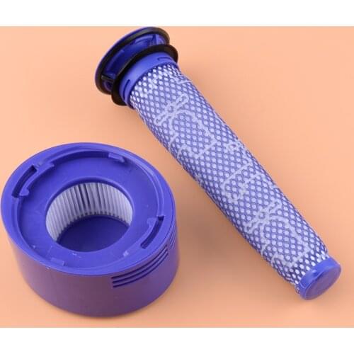 LETAOSK 2pcs/set HEPA Pre & Post Motor Filter Cordless Vacuum Parts Replacement DY-96566101 DY-96747801 Fit for Dyson V7 V8