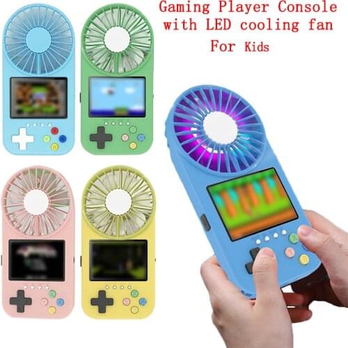 Mini Gaming Player Console With LED Cooling Fan For Kids 500 in 1 Retro Game Handheld Game Machine