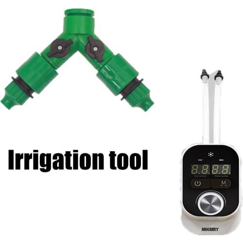 20M Drip Irrigation Set Garden Intelligent Timing Watering Device Garden Hose Micro Drip Watering Kits With Adjustable Drippers