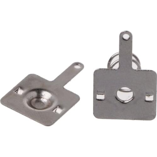 50 Pairs Metal Battery Spring Plate Set for AA AAA Positive Negative Contact
