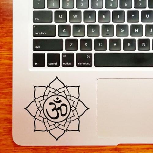 Yoga Mandala Flower Trackpad Laptop Sticker for Macbook Decal Pro Air Retina 11 12 13 15 inch Mac Book Skin 14" Notebook Sticker