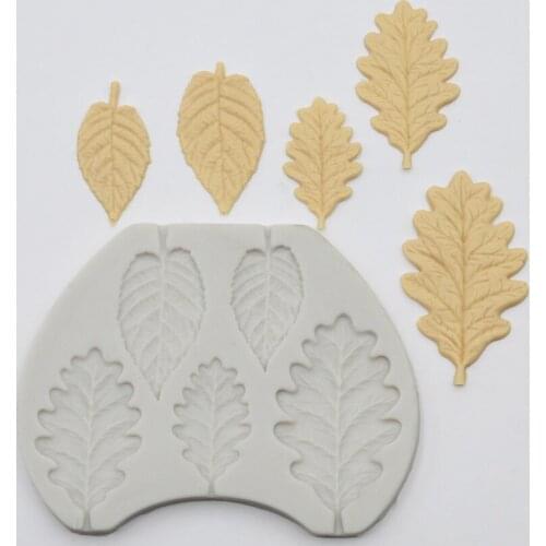 New Rose Leaves Fondant Cake Silicone Mold Chocolate Wedding Birthday Cake Mold Cake Decorating Tools DIY Cake Baking Tools