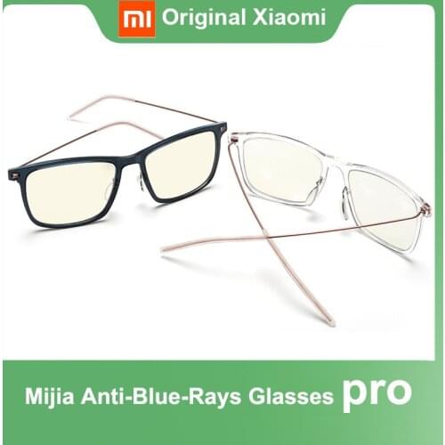 Newest Xiaomi Mijia Anti-blue light Goggle Pro Xiaomi Glasses 50% Blue Blocking Rate Minimal Design Double-sided Oil Resistance