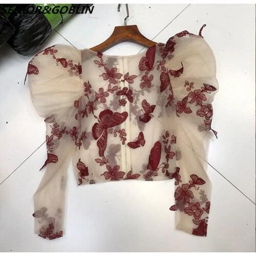 SENIOR&GOBLIN Lace Blouses
