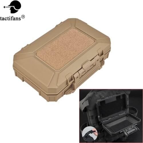 Tactical Critical Gear Case Quick Molle Attachment System Tunable Hinge Lockable Storage Pistol Gun Box Paintball Accessories