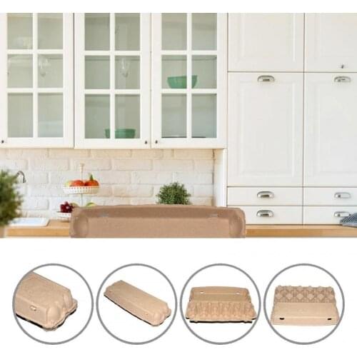 Large Capacity Recycled Paper Refrigerator Egg Storage Holder for Travel