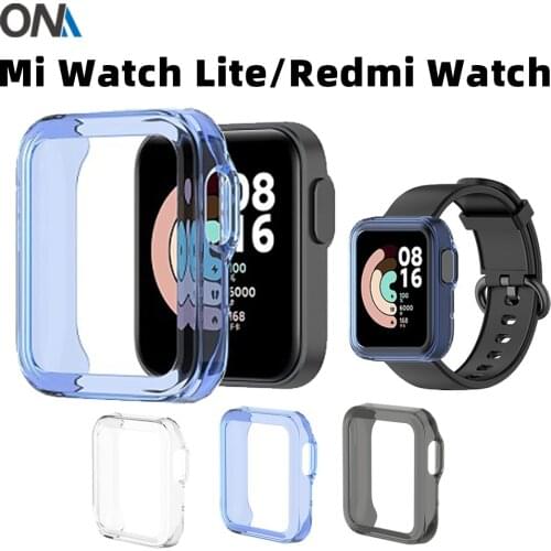 Protective case for Xiaomi Watch Lite & Redmi Watch TPU cover slim SmartWatch bumper shell for Xiaomi Watch Lite Accessories