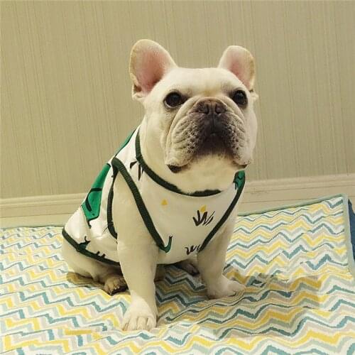 Summer Dog Vest French Bulldog Clothes Schnauzer Pug Clothing Welsh Corgi Bulldog Costume Pet Apparel Dropship Dog Outfit Coat