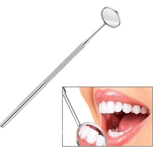 1pc Mouth Mirror Instrument Dental Tool Reflector Teeth Cleaning Stainless Steel Dentist Professional Tools Oral Health