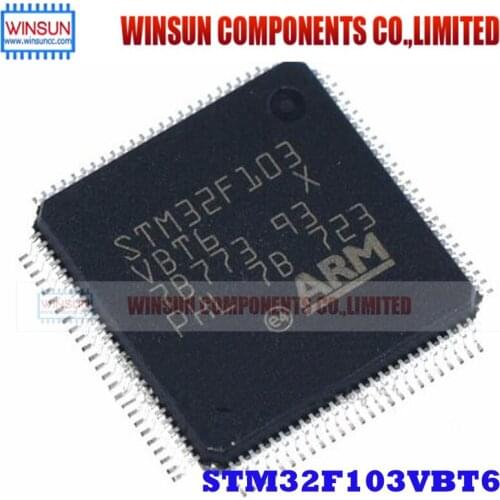 50PCS/LOT STM32F103VBT6 LQFP100 32F103VBT6 Brand New Original