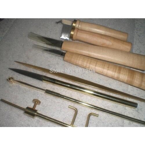 8 PCs Quality Violin Making tool Luthier tools carving tools setter cutter retriever repair knife