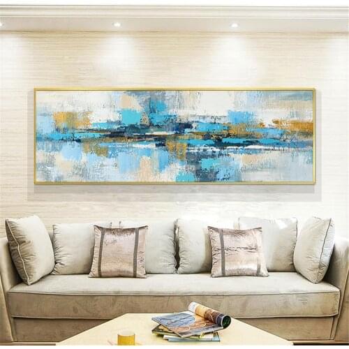 Abstract Landscape 100% Hand Painted Oil Painting On Canvas Handmade Wall Art Picture Acrylic Painting For Living Room Decor
