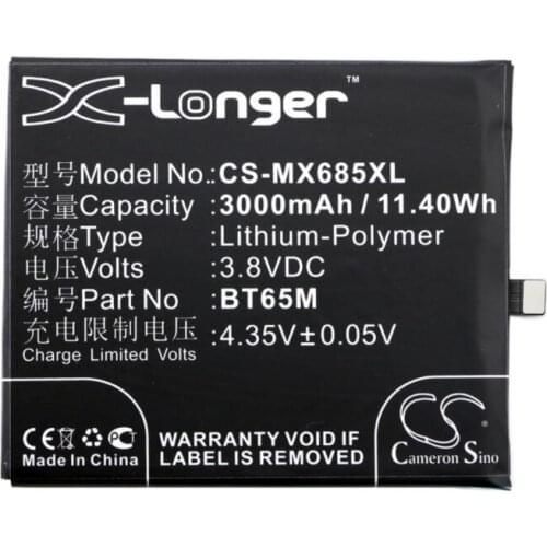 Cameron Sino 3000mAh battery for MEIZU M685C M685Q M685U MX6 BT65M Mobile, SmartPhone Battery