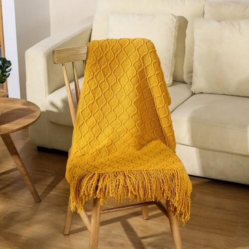 BELLYDE Acrylic Blankets For Sofa